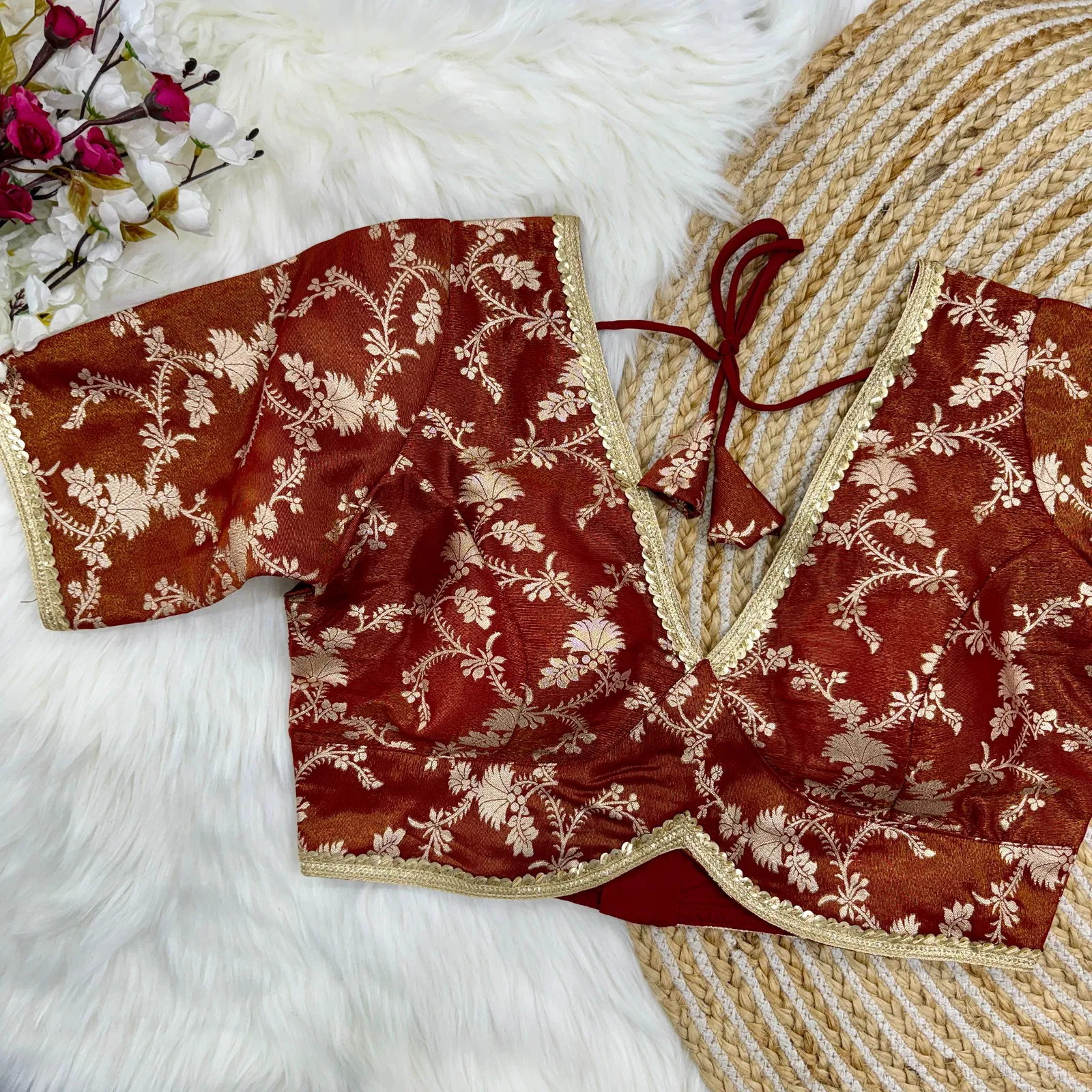 Rk Blouse Designer Banarasi Silk Blouse Wholesalers In Delhi
